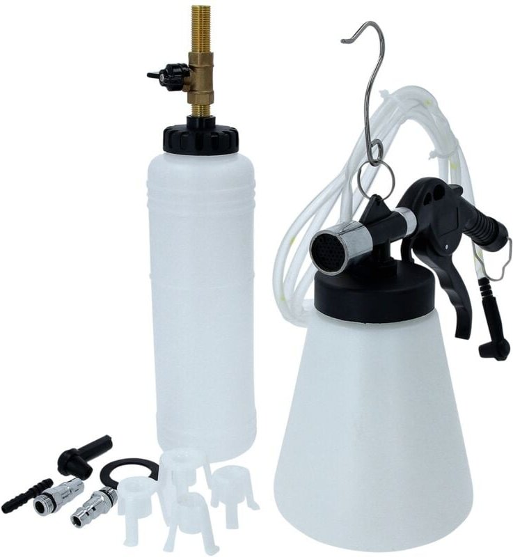 Brilliant Tools - Druckluft-Bremsenentlüfter, 6-tlg