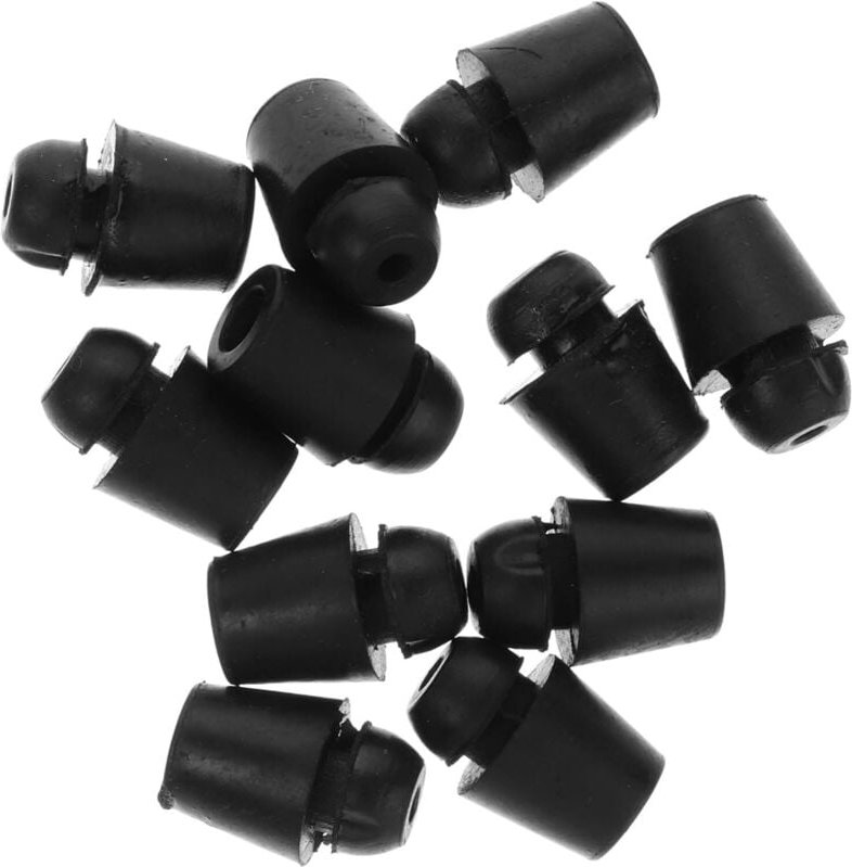CSPARKV 10 Stück Autotür-Gummistoßdämpfer, Motorhauben-Stoßdämpfer, Auto-Sicherheitszubehör
