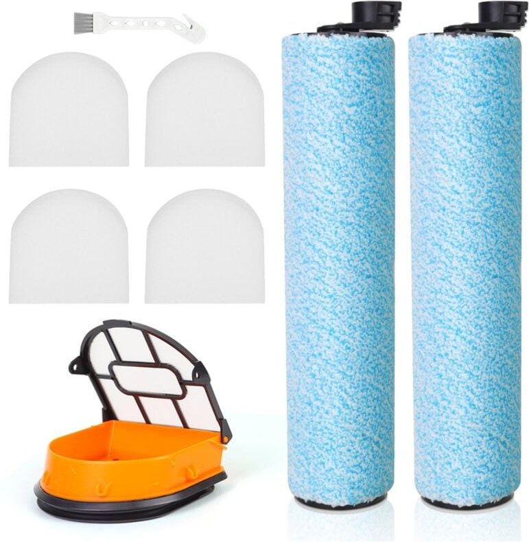 WD161 Ersatz-HEPA-Filter und Bürstenrollen-Set für HydroVac MessMaster AW261, WD160, WD161, WD260, WD261, WD265