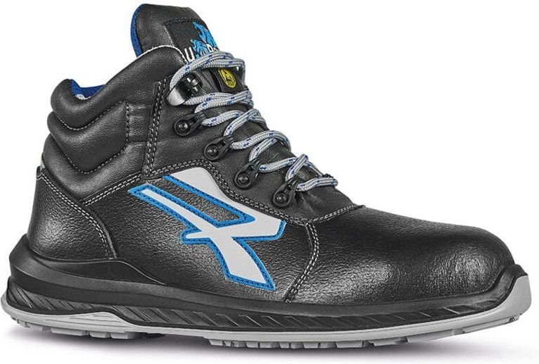 Hochsichere Sicherheitsschuhe TENERIFE S3 CI HRO SRC - Schwarz/Blau 47