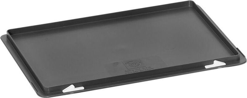 Thumbnail - Scharnier-Deckel für Kunststoffkasten, 600 x 400 mm - Fetra