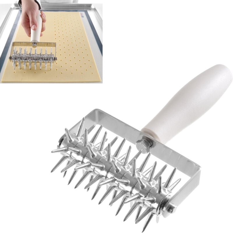 Stanzwalze zum Teigstechen Profi Line STEEL 140x210mm - HENDI 515143