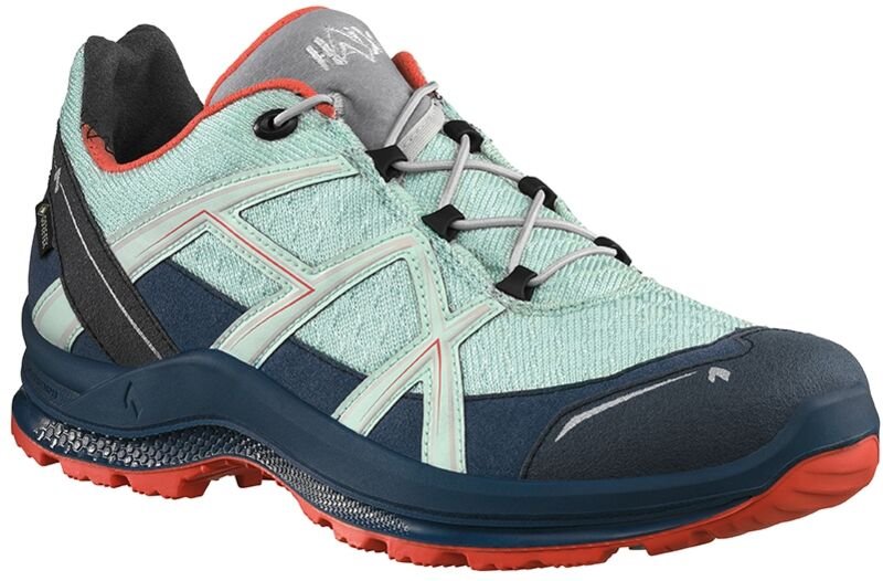 HAIX Black EAGLE Adventure 2.2 GTX Ws low sky-orange Goretex Gr. 35 UK 3,0