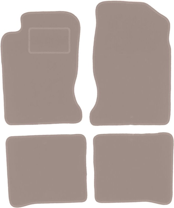 Beige Veloursmatten für: Toyota Carina E Limousine (1992-1998)