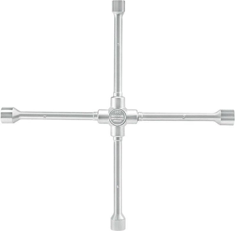 Kreuzschlüssel für Nfz, massiv, 24x27x32x3/4