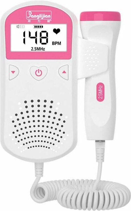 Baby-LCD-Ultraschalldetektor Pränataler fetaler Baby-Herzfrequenzmonitor