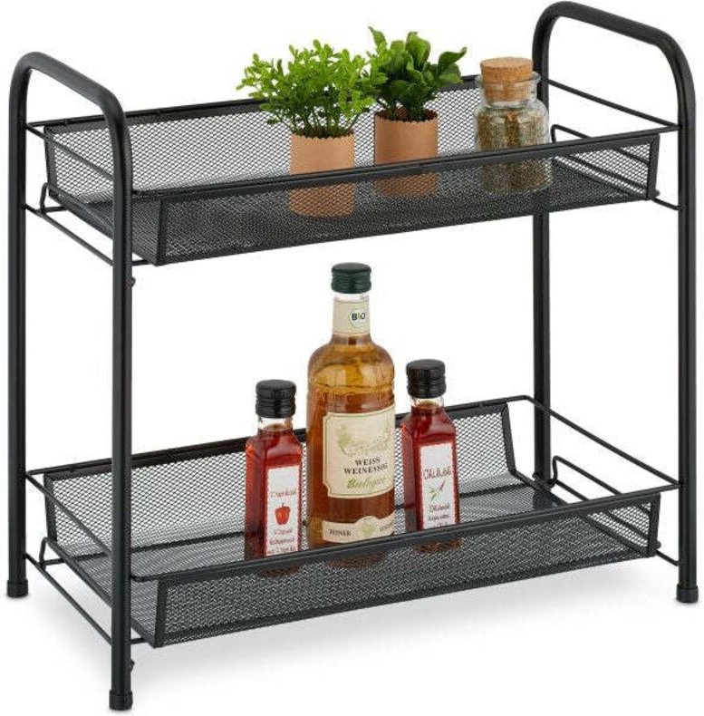 Gewurzregal mit 2 metallboden