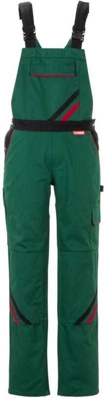 Planam Highline Damen Latzhose grün/schwarz/rot 42
