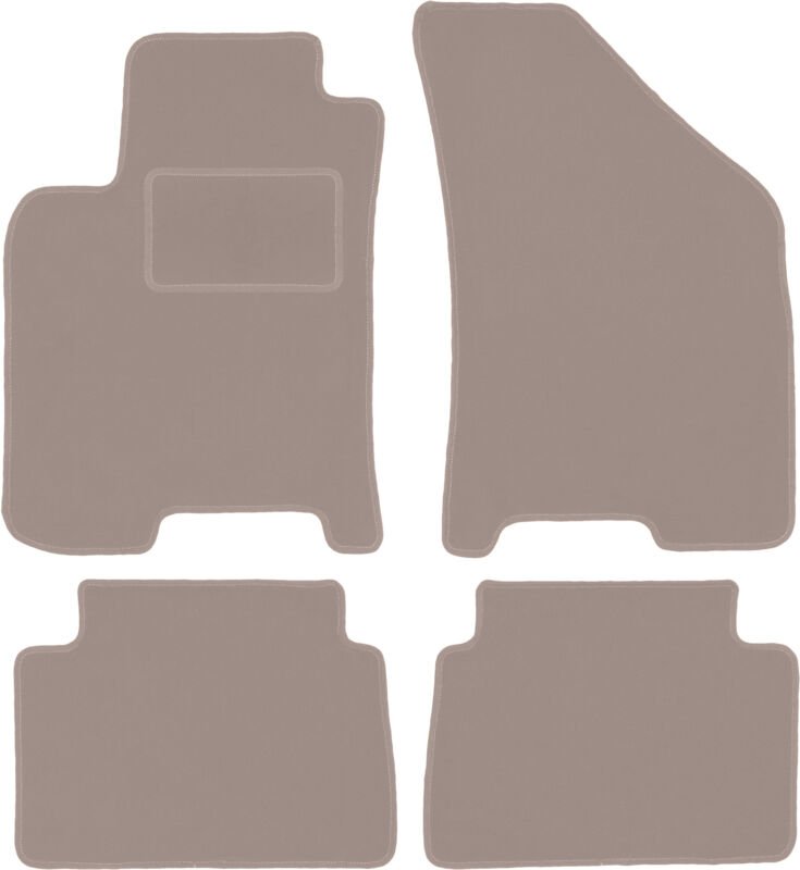 Beige Veloursmatten für: Chevrolet Lacetti Fließheck, Limousine (2003-2012)