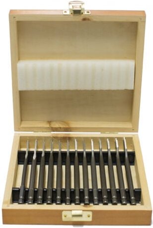 Flachfräsbohrer-Set - 13-tlg.