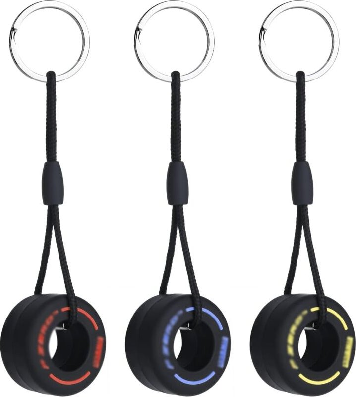 Reifen-Schlüsselanhänger, 3 Stück Schlüsselanhänger-Anhänger, modischer, ultraweicher Reifen-Schlüsselanhänger, Simulati...