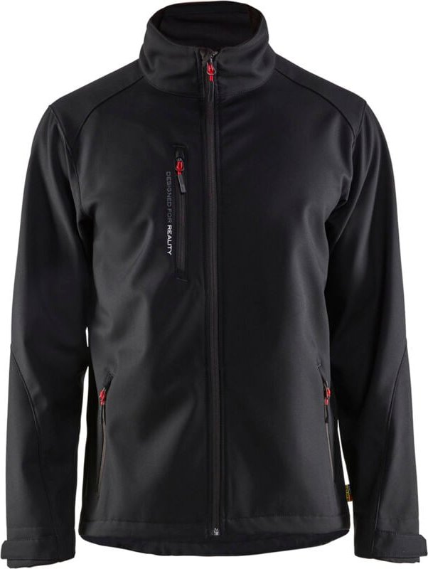 Thumbnail - Wasserdichte und winddichte Softshell-Jacke 4752 - Schwarz 4XL