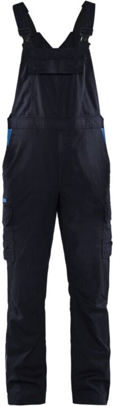 Blakläder Latzhose Industrie Stretch, marineblau / kornblau, Konfektionsgröße 58