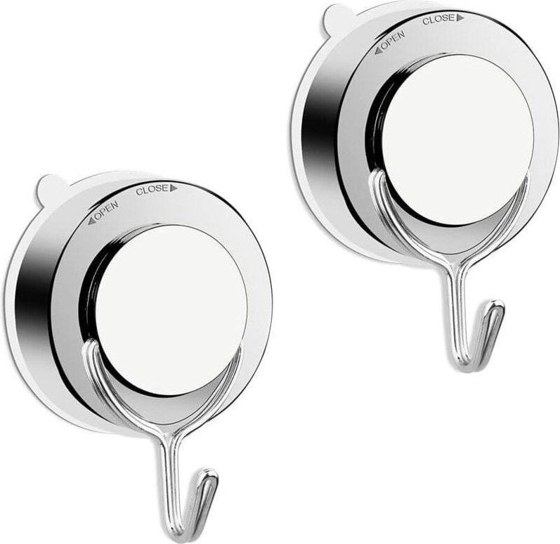 Vakuum-Saugnapfhaken, Saugnapfhaken für Badezimmer, Toilette, Küche, Saug-Wandhaken, leistungsstarker Handtuchhaken, Ede...