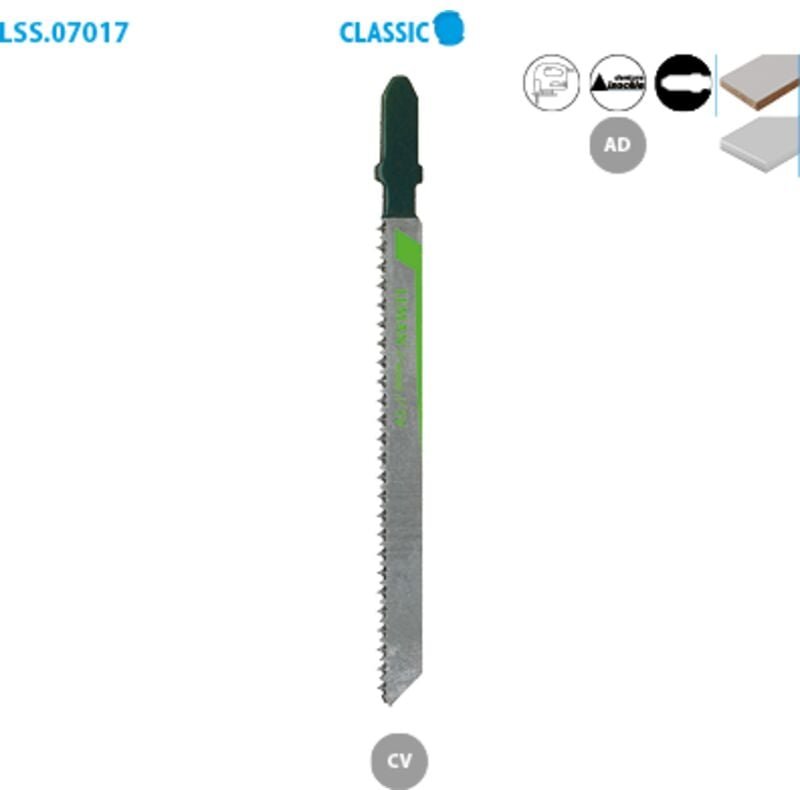 Thumbnail - Pack mit 5 feinen Stichsägeblättern für Holz Classic