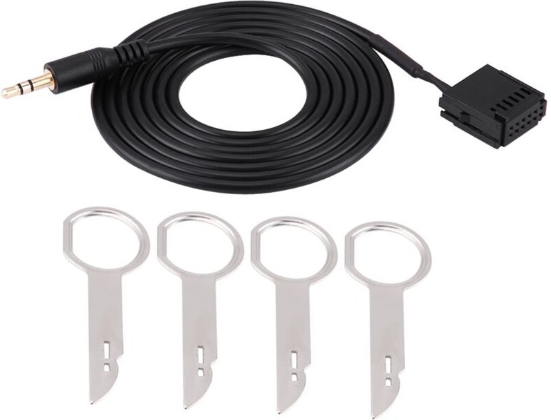 Auto-Audio-Aux-Hilfskabel-Adapter für Ford 6000CD Mondeo Fiesta mit CD-Entfernungswerkzeugschlüsseln