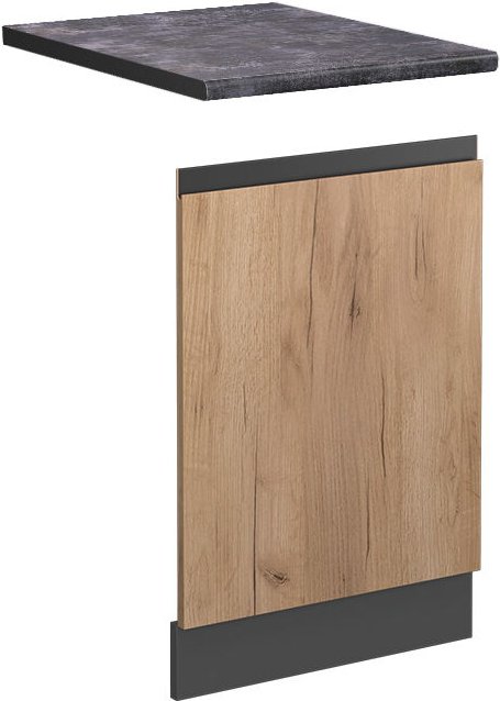 Vicco - Frontblende R-Line, Goldkraft Eiche, 45 cm , ap Anthrazit