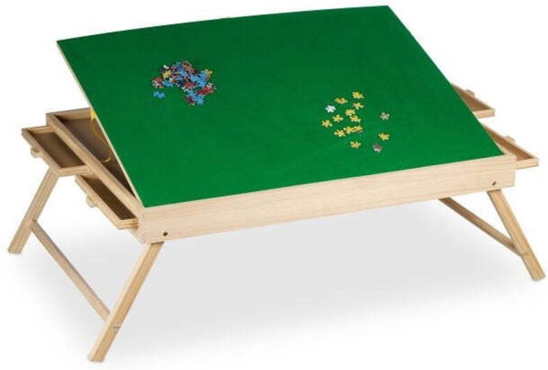 Puzzletisch mit 4 schubladen
