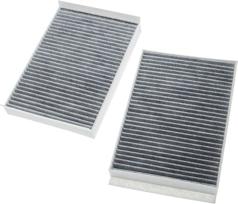 Vhbw - 2x Innenraumfilter Ersatz für Denso DCF168K für pkw - Mit Aktivkohle