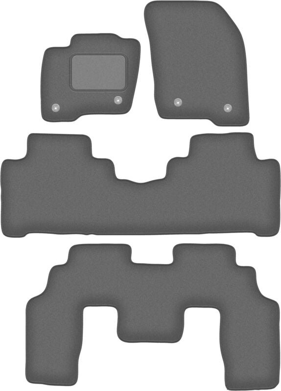 Graphit-Fußmatten für: Ford S-MAX MK2 7-Sitzer (2015-)