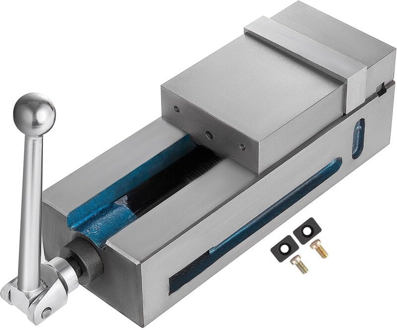 Schraubzwingen-Schraubstock, 30 mm Backenhöhe 100 mm Kieferbreite Tischschraubstock, 19 kn Max. Spannkraft Werkbank Schr...