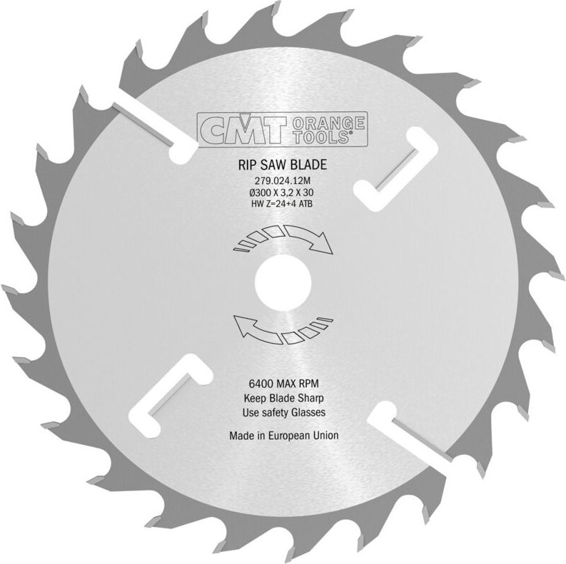 279.020.10V MEHRBLATT MIT STREIFEN HW 250x3.2/2.2x70+Ch Z20+4 ATB