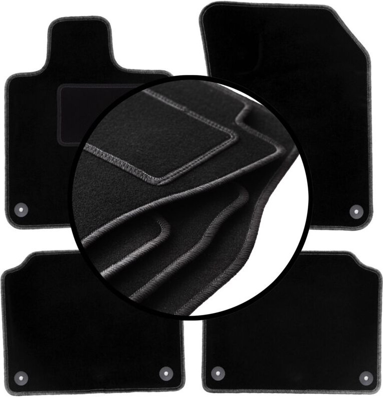 Komplettset Veloursmatten für: Volvo S90 II Limousine (2016-)