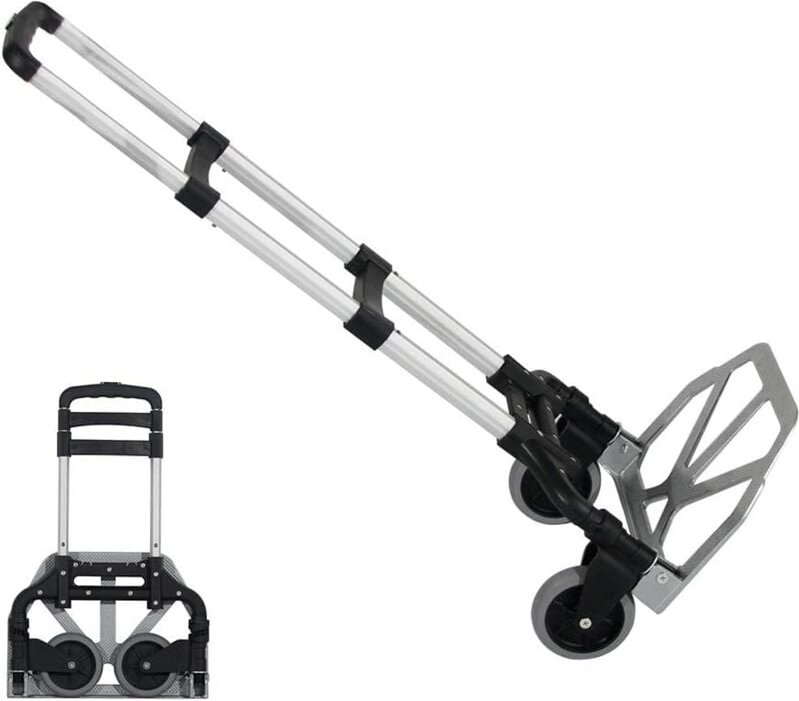 Soges - Klappwagen flach,Rollwagen Transporthilfe Paketwagen für Baustoffe und Lebensmittel,faltbar, max.Tragkraft bis 6...