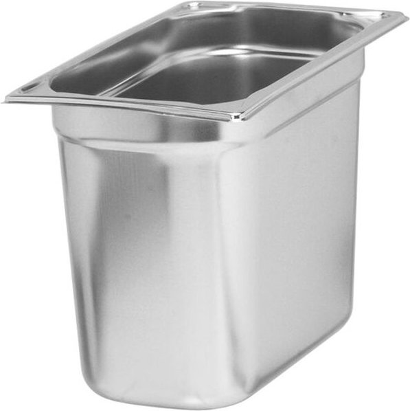Thumbnail - APS GN-Behälter 1/4 18/10 Edelstahl, Tiefe: 100 mm, Inhalt: 2,80 Liter