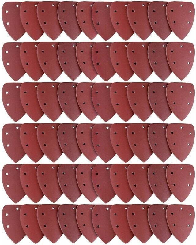 Nazalus-Hot Sale-60 Stück Schleifblätter, 40/60/80/100/120/180/240/320/400/800 Schleifpapier, ideal für Mehrzweckschleif...