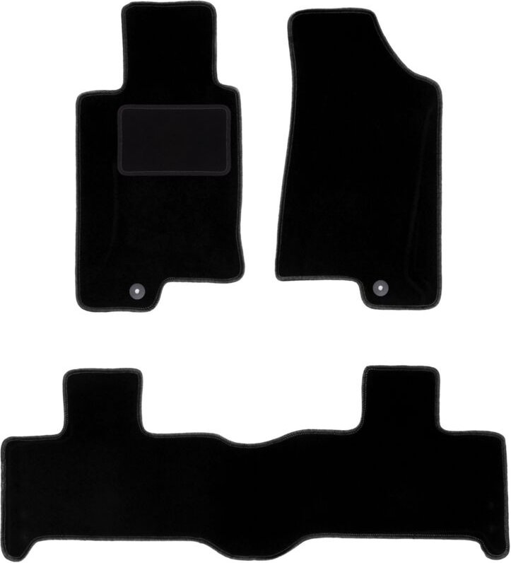 Schwarze Velours-Fußmatten für: Hummer H3 SUV (2005-2010)