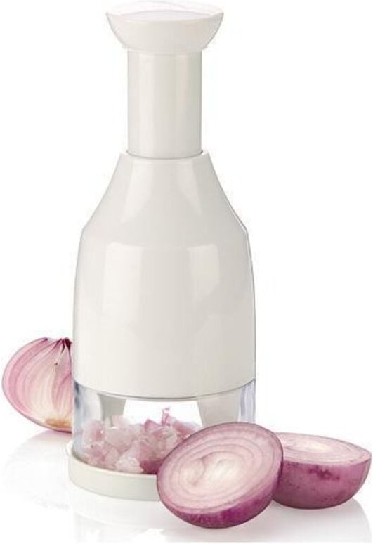 Zwiebelschneider Hand