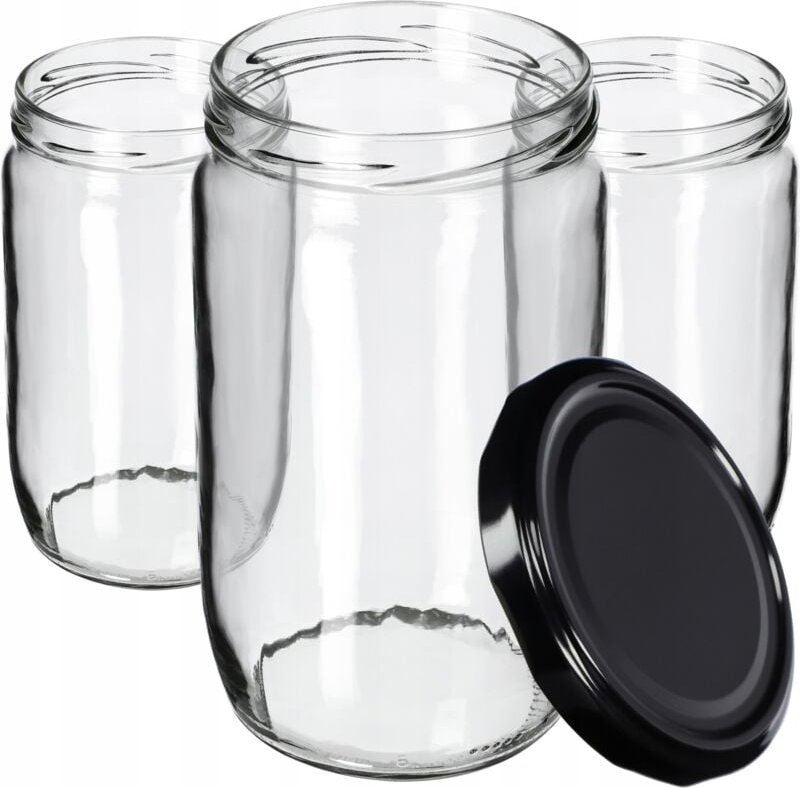 24er-Set Vorratsdosen für Schraubdeckel 720 ml - Kadax