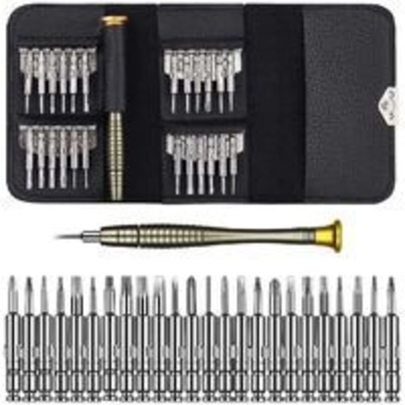 25-in-1 Präzisions-Schraubendreher-Reparatur-Set für Laptop, Uhr, Schmuck, Spielzeug, Brillen usw
