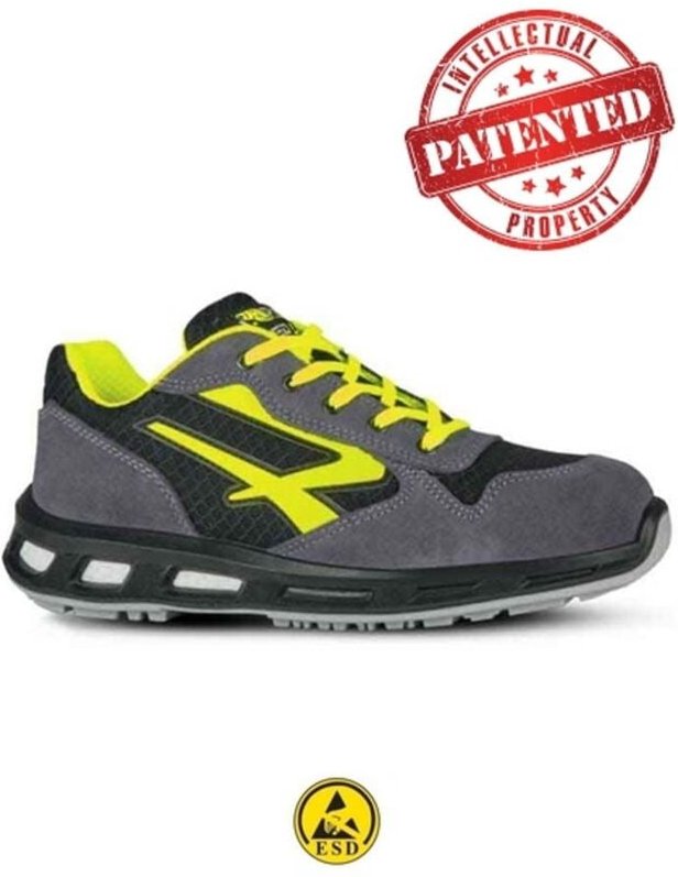 Gelbe Sicherheitsschuhe Nummer 44 u power