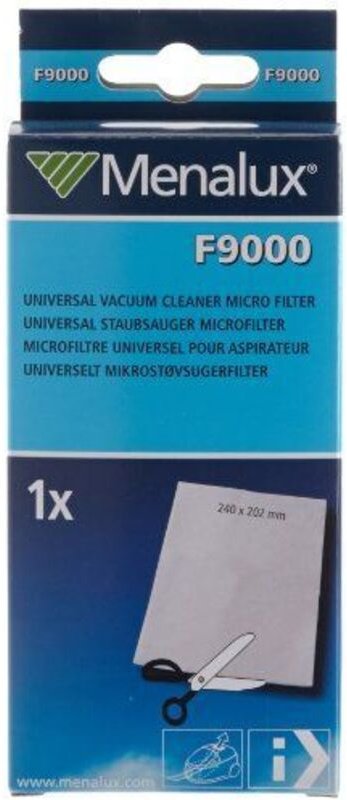 Thumbnail - Universeller mikrofilter für staubsauger 205x240 - Menalux - d09/f9000