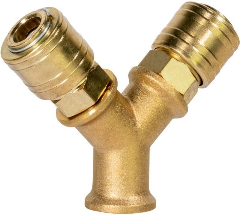 Verteiler 3/8 ig 2 Kupplungen sb