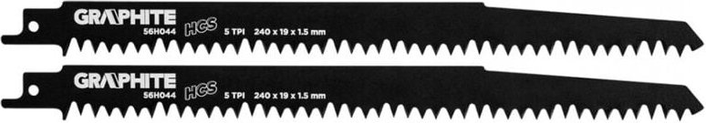 Thumbnail - Graphit-Säbelsägeblätter – 240 mm, 5 TPI, 2 Stück