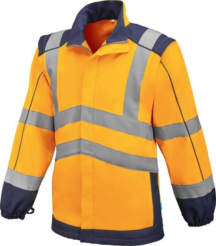 FORMAT Softshell-Warnjacke Jasper Gr2XL orange/marine