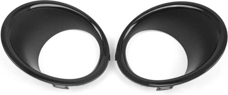 Zoternen - 2 Chrom-Zierringe für Nebelscheinwerfer, Ersatz für Mini Cooper R55 R56 R57 2007–2010, oem 51112753661 511127...