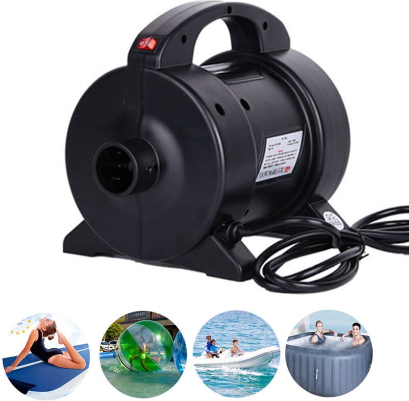 Thumbnail - Decdeal 1600W Elektrische Pumpe tragbare Luftmatratze für Pool Floß -Bettboot