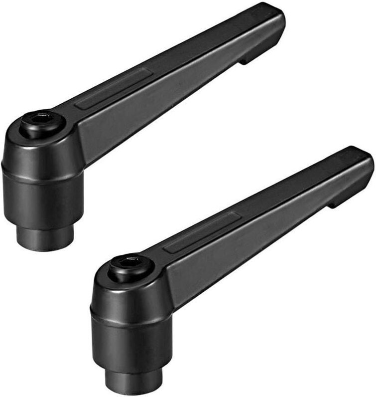 M10 x 1,5 mm verstellbarer Klemmhebel Ratschengriff Gewinde Innengewinde Bolzen 2 Stück