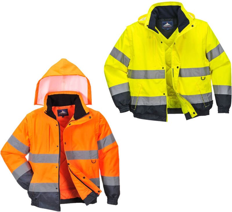 Portwest - C468 2-in-1 wasserdichte, gut sichtbare Bomberjacke - xl - Orange