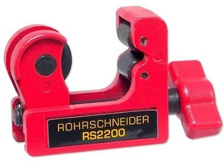 Rohrschneider 3 - 22 mm (3/8 - 3/4'') für Alu-, Edelstahl-, Kunststoff-, Kupfer-, Stahl- und Verbundrohre