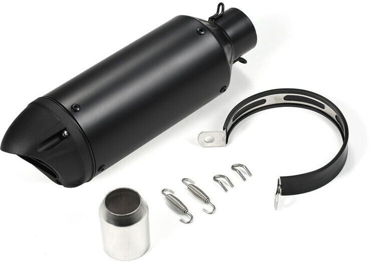 Thumbnail - 38–51 mm Universal-Motorrad-Auspuffendschalldämpfer, passend für ATV-Motorräder (schwarz)