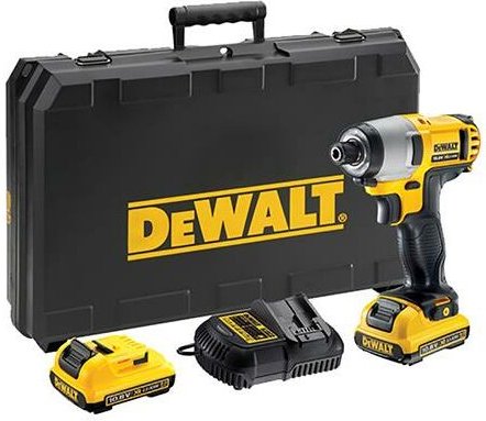 Dewalt DCF815D2-QW Schlagschrauber XR 10, 9 W, 10,8 V, Schwarz & Gelb, 1/4"