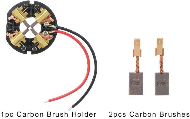 Escobillas de carbón de cobre para llaves eléctricas, compatibles con los modelos 2607-059, 2607-20, M12M18 AEG y 2602-2...