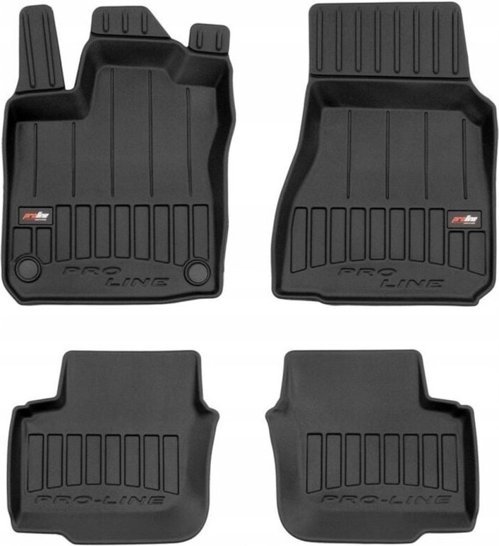 Thumbnail - SMART ForFour 2 Gummi-Fußmatten ab 2014 – 3D-Mulde