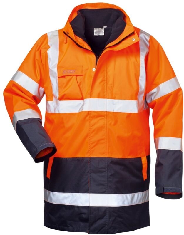 Warnparka Travis, Gr. 3XL, orange/marine - Safestyle