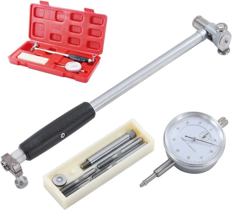 Thumbnail - Bohrungsmessgeräte, 50–160 mm, 0,01 mm Genauigkeit, Bohrungsdurchmesseranzeige für das Messwerkzeug-Set zum Fräsen von I...